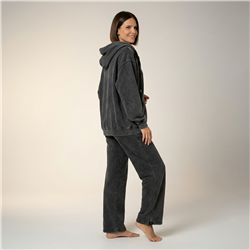 Mujer conjunto plush campera pantalon - OG