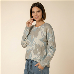 Mujer sweater bremer estampado flores  - OG