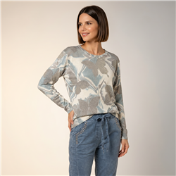 Mujer sweater bremer estampado flores  - OG