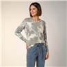 Mujer sweater bremer estampado flores  - OG