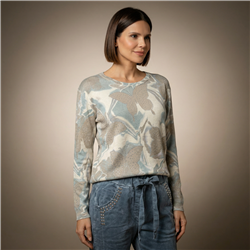 Mujer sweater bremer estampado flores  - OG