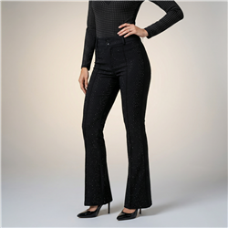 Mujer pantalon bengalina sastrero elastizado oxford brillo - OG