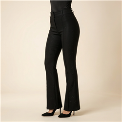 Mujer pantalon bengalina sastrero elastizado oxford brillo - OG