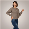 Mujer cardigan lana frente botones - PI