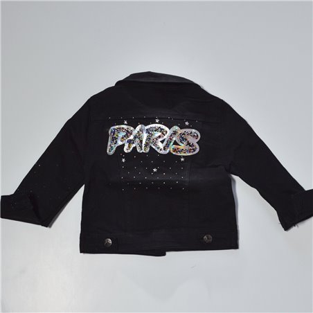 Nena campera jean elastizada aplique en espalda Paris