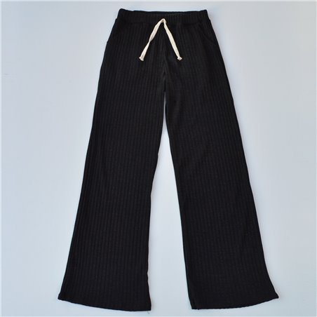 Mujer pantalon palazzo lanilla detalle cordon