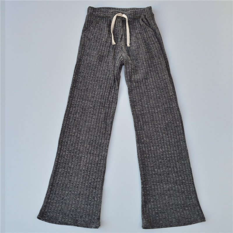 Mujer pantalon palazzo lanilla detalle cordon