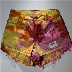 MUJER-Short batic colores tiro alto elastizado