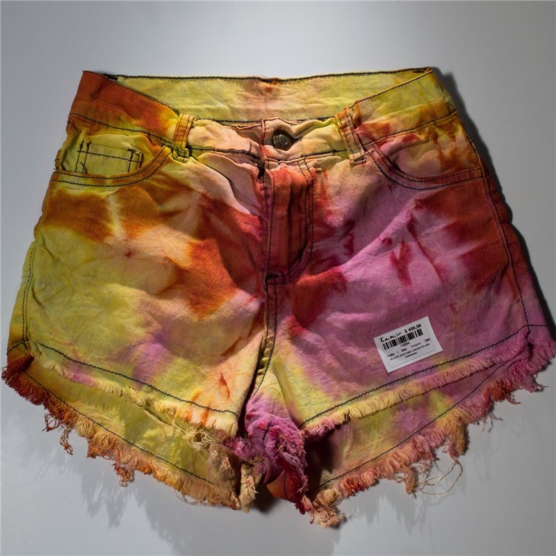 MUJER-Short batic colores tiro alto elastizado