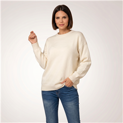 Mujer sweater tejido amplio aplique en espalda NEW YORK - PI