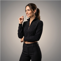 Mujer cardigan bremer corto frente brillo - OG