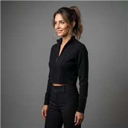 Mujer cardigan bremer corto frente brillo - OG