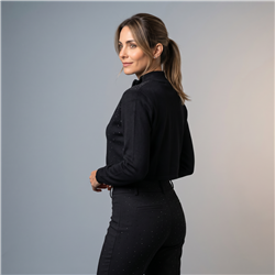 Mujer cardigan bremer corto frente brillo - OG