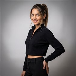 Mujer cardigan bremer corto frente brillo - OG