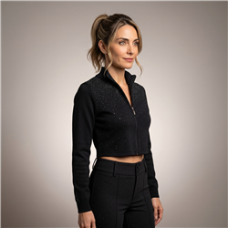 Mujer cardigan bremer corto frente brillo - OG