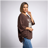 Mujer remera modal amplia cintura ajustable luxury linea italiana - IB