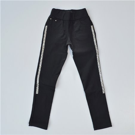 Nena calza bengalina elastizada brillo al costado