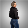 Mujer cardigan tejido cuello piel - FO