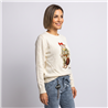 Mujer sweater tejido bordado oso TUBEAR - PA