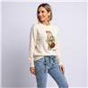 Mujer sweater tejido bordado oso TUBEAR - PA