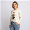 Mujer sweater tejido bordado oso TUBEAR - PA