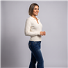 Mujer sweater tejido lycra ocho cuello chomba - FO