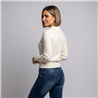 Mujer sweater tejido lycra ocho cuello chomba - FO