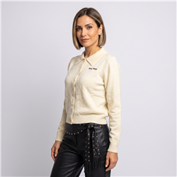 Mujer cardigan bremer cuello MIU MIU - PA