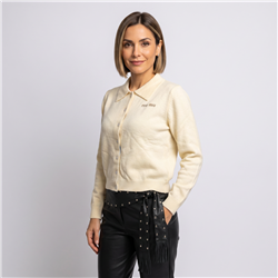 Mujer cardigan bremer cuello MIU MIU - PA