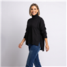 Mujer sweater bremer amplio flecos laterales - EL