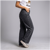 Mujer pantalon jean wide leg estrass laterales - EM
