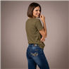 Mujer remera algodon estampa ROCK AND ROLL - FRA