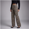 Mujer pantalon jean recto print - BEL