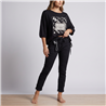 Mujer babucha bengalina liso llavero linea italiana - IB