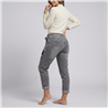 Mujer babucha bengalina parche brillos lentejuelas linea italiana - IB