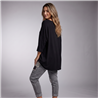 Mujer remera modal amplia mangas largas it is linea italiana - IB