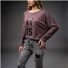 Mujer remera modal amplia mangas largas it is linea italiana - IB