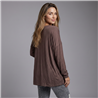 Mujer remera modal amplia mangas largas it is linea italiana - IB