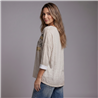 Mujer remera algodon mangas largas lisbon linea italiana - IB
