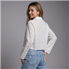 Mujer camisa broderie corta - EL