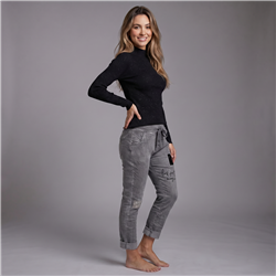 Mujer media polera bremer dije brillo DO - OG