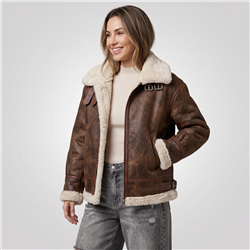 Mujer campera gamulan corderito - PA