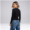 Mujer cardigan bremer botones blancos - OG