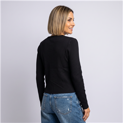 Mujer cardigan bremer botones blancos - OG