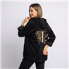 Mujer campera pana aplique estrella lentejuelas linea italiana - IB