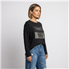 Mujer remera modal amplia brillo TAKE linea italiana - IB