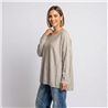 Mujer sweater bremer amplio estrass linea italiana - IB