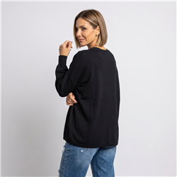 Mujer sweater bremer amplio brillo MAKES linea italiana - IB