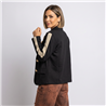 Mujer blazer sire prendedores en solapa linea italiana - IB