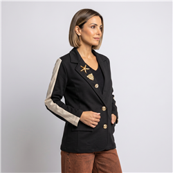 Mujer blazer sire prendedores en solapa linea italiana - IB